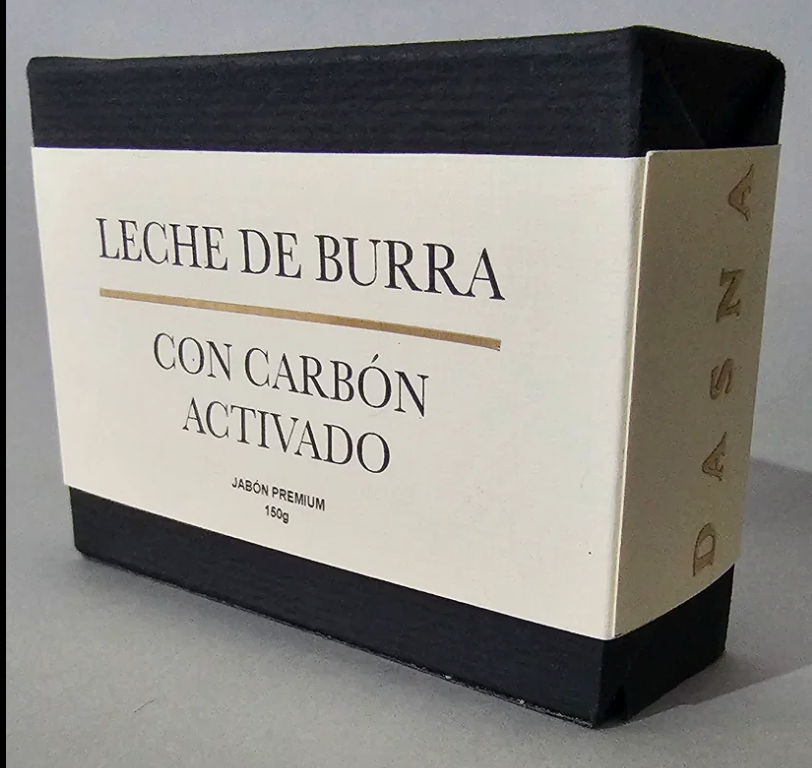 Donkey's Milk Soap Bar with Activated Carbon – 150g Premium Soap